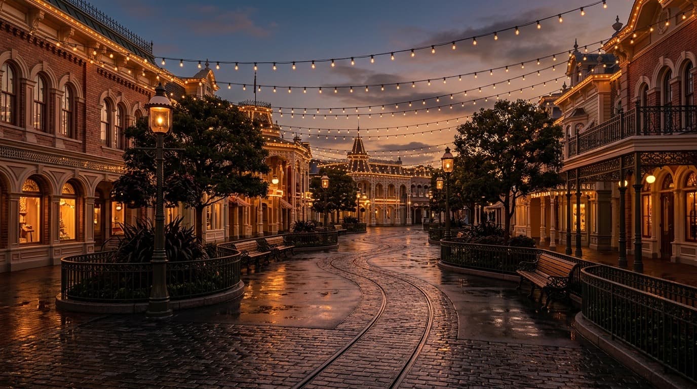 Illustrative park scene for Walt Disney World and Disneyland Injury Claims
